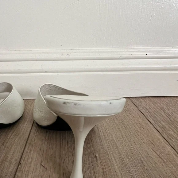 Jeffrey Campbell Agent High Heel Slide Size 9.5 in white - Picture 8 of 12